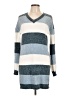 Derek Heart 100% Polyester Stripes Blue Pullover Sweater Size L - photo 1