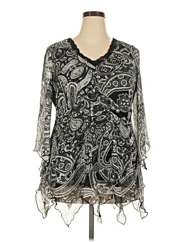 Fashion Bug 3/4 Sleeve Blouse (view 1)
