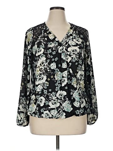 Love on a Hanger Long Sleeve Blouse (view 1)