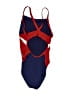 Speedo Color Block Blue One Piece Swimsuit Size 12 (estimated) - photo 2