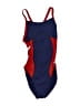 Speedo Color Block Blue One Piece Swimsuit Size 12 (estimated) - photo 1