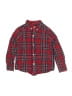 Janie and Jack 100% Cotton Plaid Red Long Sleeve Button-Down Shirt Size 2T - photo 1
