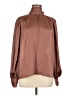 Flying Tomato 100% Polyester Brown Long Sleeve Blouse Size M - photo 1
