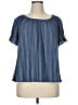 W5 Blue Short Sleeve Blouse Size 1X - photo 1