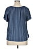W5 Blue Short Sleeve Blouse Size 1X - photo 2