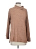 Earthbound Trading Co. Tan Turtleneck Sweater Size S - photo 1