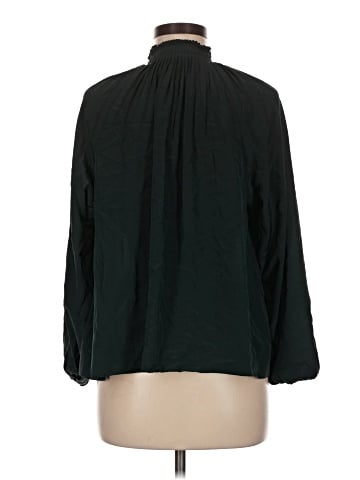 Marie Oliver Long Sleeve Silk Top (view 2)
