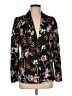 Bar III 100% Polyester Floral Black Blazer Size 6 - photo 1