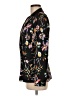 Bar III 100% Polyester Floral Black Blazer Size 6 - photo 5