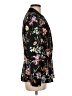 Bar III 100% Polyester Floral Black Blazer Size 6 - photo 4