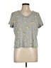Old Navy Gray Short Sleeve Top Size Lg Petite - photo 1