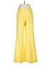 Escada 100% Silk Solid Yellow Silk Pants Size EU 38 / US 8 - photo 2