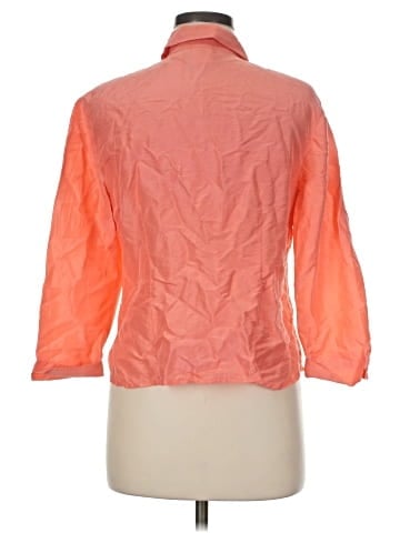 Emma James 3/4 Sleeve Silk Top (view 2)