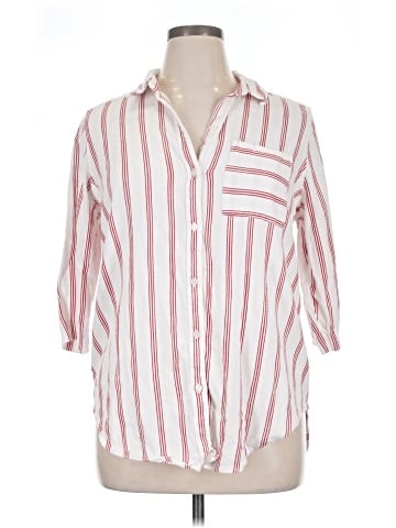 Liz Claiborne 3/4 Sleeve Button-Down Shirt (view 1)