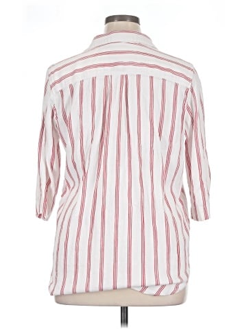 Liz Claiborne 3/4 Sleeve Button-Down Shirt (view 2)