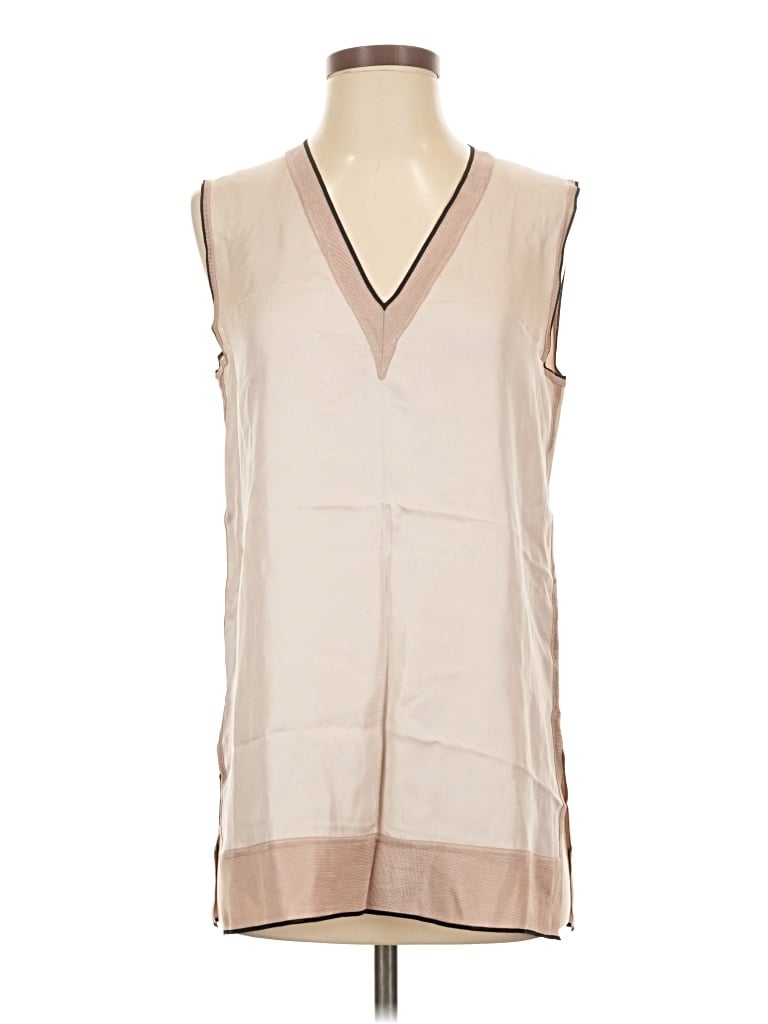 Pre-owned Rag & Bone Sleeveless Blouse In Tan