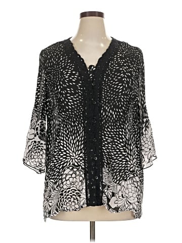 Cj Banks 3/4 Sleeve Blouse (view 1)