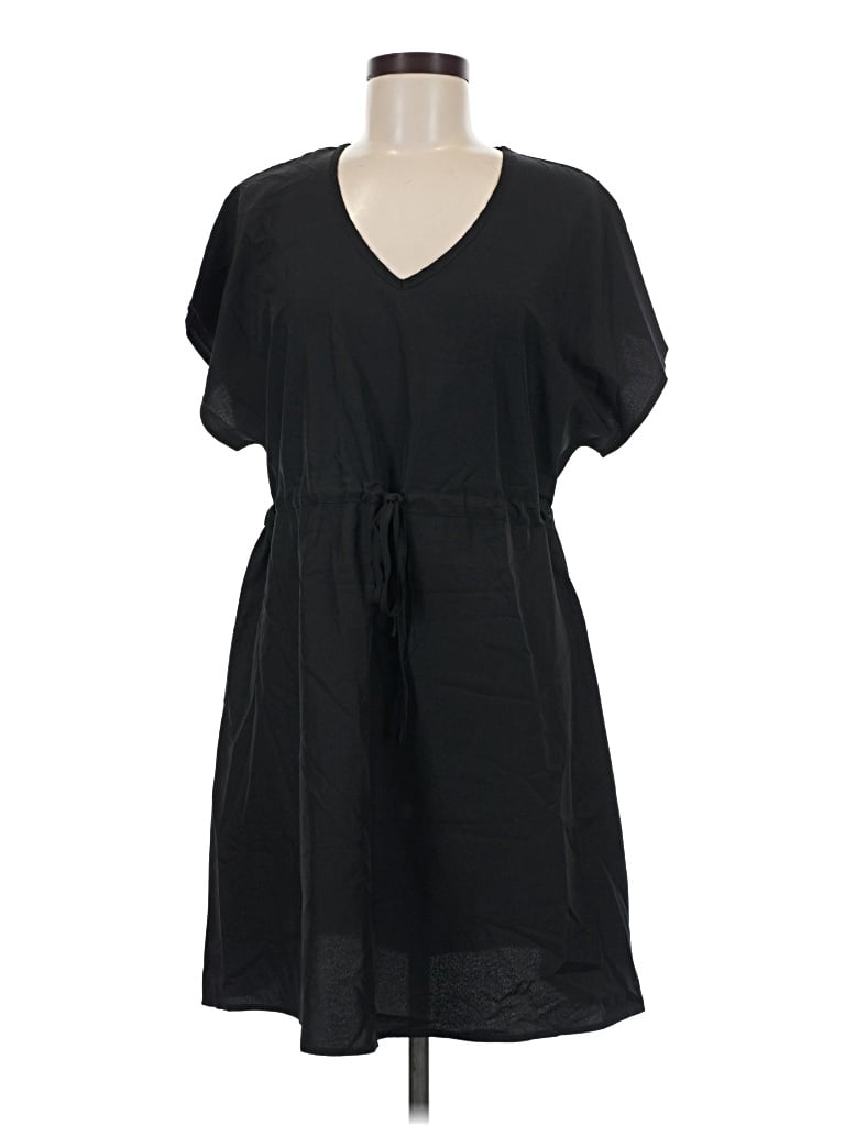 Pre-owned Ekouaer Casual Dress In Black