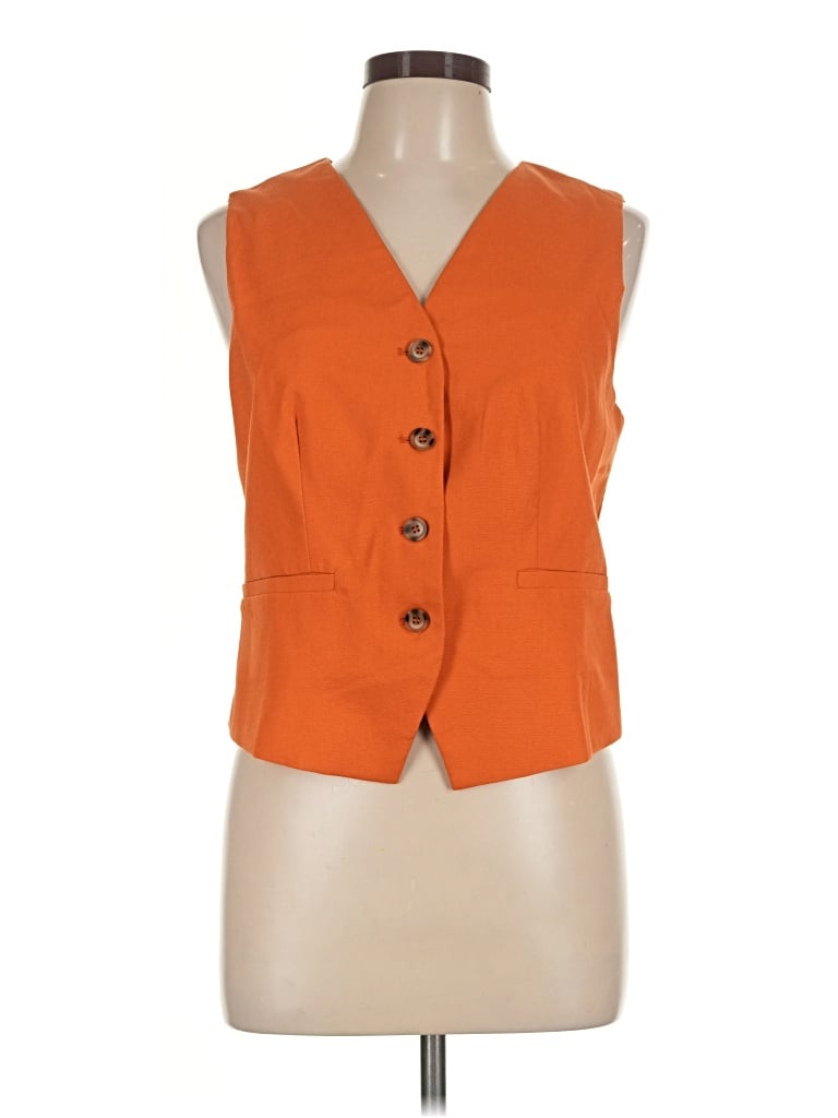 Pre-owned Commense Vest In Orange