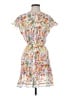 Saloni Floral White Casual Dress Size 2 - photo 1