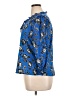 Adrienne Vittadini 100% Polyester Blue 3/4 Sleeve Blouse Size XL - photo 5