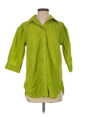 Zapelle 3/4 Sleeve Button-Down Shirt (view 1)