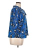 Adrienne Vittadini 100% Polyester Blue 3/4 Sleeve Blouse Size XL - photo 4