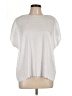 BonWorth 100% Polyester Silver Short Sleeve Top Size L (petite) - photo 1