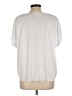 BonWorth 100% Polyester Silver Short Sleeve Top Size L (petite) - photo 2