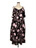 BLOOMCHIC Floral Black Casual Dress Size 22 - photo 1