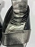 Gucci 100% Leather Gray Black Sandals Size 9 - photo 5