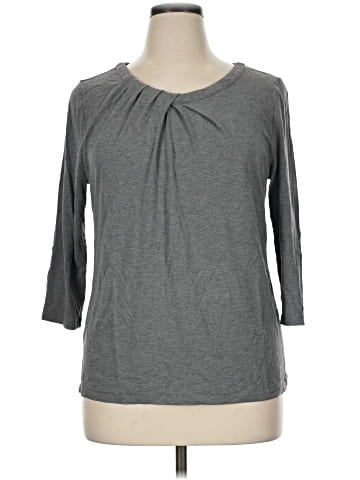 Ann Taylor Factory 3/4 Sleeve Top (view 1)