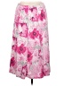 Allison Daley 100% Polyester Print Pink Casual Skirt Size 8 - photo 1
