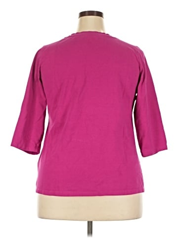 Jessica London 3/4 Sleeve T-Shirt (view 2)