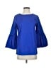 Gibson Blue 3/4 Sleeve Blouse Size S - photo 1