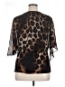 Adele & May Brown Short Sleeve Blouse Size XL - photo 2