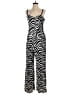 Hutch Animal Print Black Jumpsuit Size 8 - photo 1