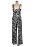 Hutch Animal Print Black Jumpsuit Size 8 - photo 2