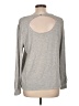Ann Taylor LOFT Gray Sweatshirt Size L - photo 2