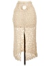 En Creme 100% Polyester White Gold Formal Skirt One size - photo 2