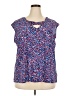 Jones Studio Blue Sleeveless T-Shirt Size 3X - photo 1