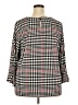 Karl Lagerfeld Paris Black 3/4 Sleeve Blouse Size 2X - photo 2