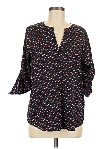 Market and Spruce 3/4 Sleeve Blouse (view 1)