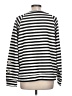 Halogen Stripes Silver Pullover Sweater Size L - photo 2