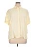 Uniqlo Solid Yellow Short Sleeve Button-Down Shirt Size XL - photo 1