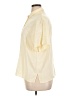 Uniqlo Solid Yellow Short Sleeve Button-Down Shirt Size XL - photo 5