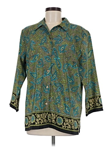 Sag Harbor 3/4 Sleeve Blouse (view 1)