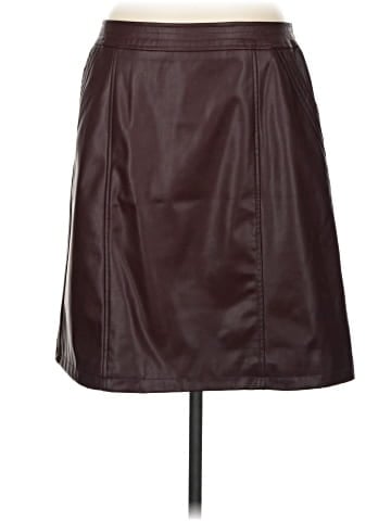 Long Tall Sally Faux Leather Skirt (view 1)