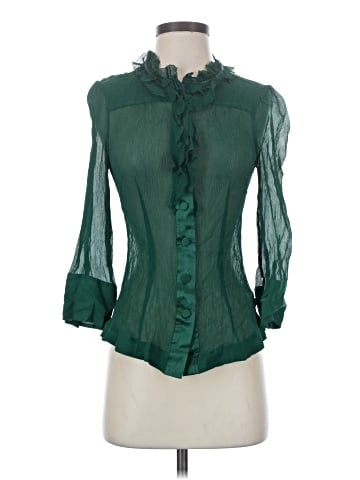 Banana Republic 3/4 Sleeve Silk Top (view 1)