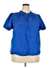 Sugarlips Blue Short Sleeve Blouse Size 2X - photo 1